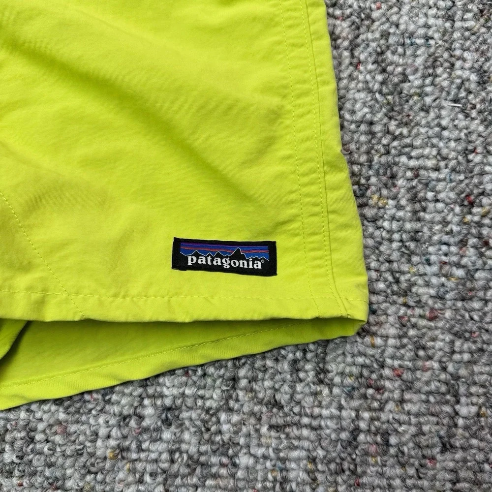 Patagonia Baggies Shorts Mens XS Mesh Lined Swim Beach Green